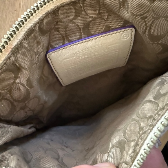 Vintage Y2K Coach Ivory Hamptons Swing /Crossbody Bag - Picture 12 of 14